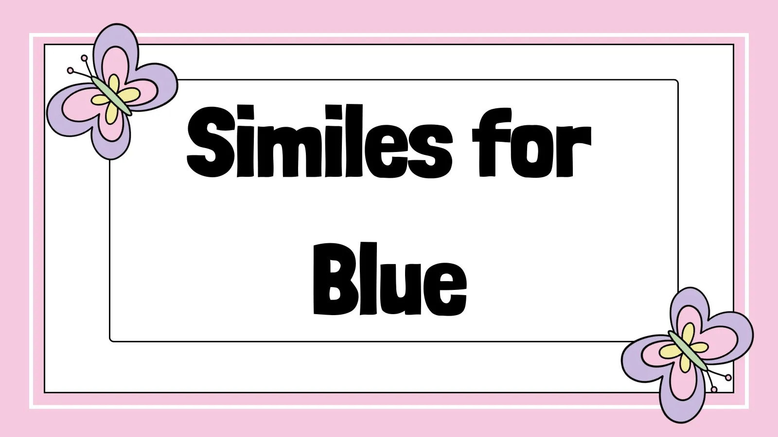 Similes for Blue