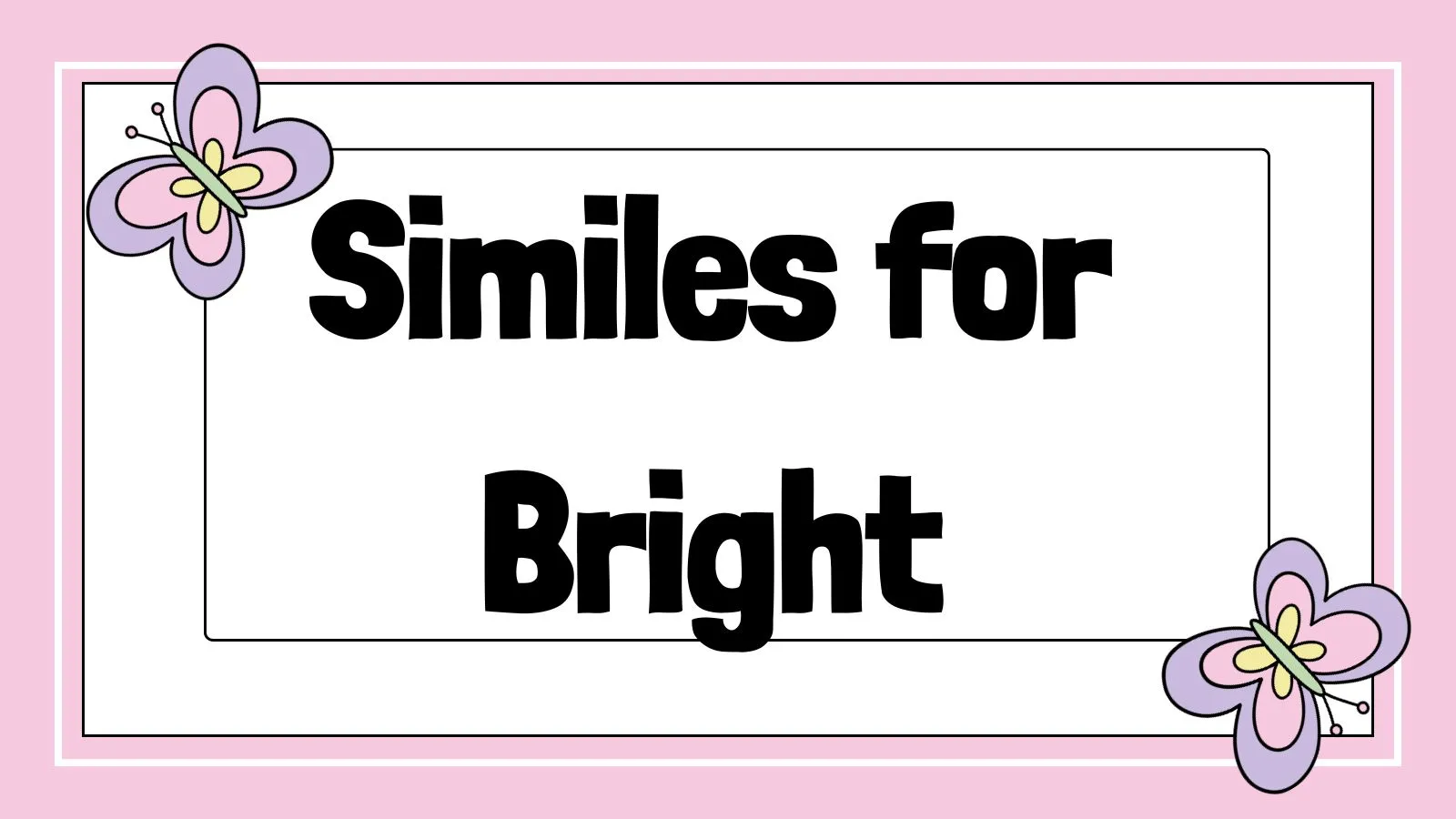 Similes for Bright