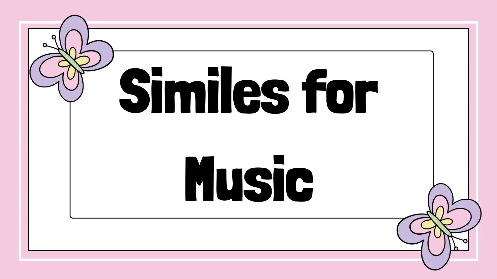 Similes for Music