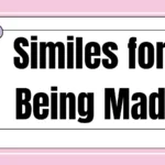 Similes for Being Mad