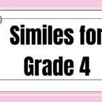 Similes for Grade 4